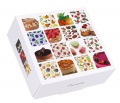 Vienkartinės dėžutės tortams karton., margos, 20x20x5 cm, 50vnt.
