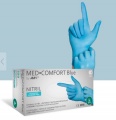 Vienkartinės nitrilo pirštinės be pudros Med Comfort, mėlynos, XXL dydis, 100vnt.