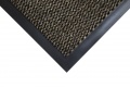 Įėjimo kilimas PVC pagrindu, Vynaplush juodas/rudas 1.2 x 1.8m (7mm)
