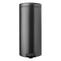 Šiukšlių dėžė atidaroma koja Brabantia NewIcon, tamsiai pilka, 30l.