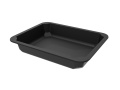 Daugkartiniai indeliai 1 sk., 900ml, (P9400PPC), užlydomi, PP, juodi, 22,7x17,8x3 cm, max-10°C/+120°C, tinka mikrobangų kr., 320 vnt.