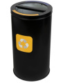 Šiukšlių dėžė rūšiavimui, "Stream Bin", Alda, juoda, 2x35l