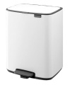 Šiukšlių dėžė Brabantia Bo Pedal Bin, balta, 12l