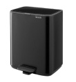 Šiukšlių dėžė Brabantia Bo Pedal Bin, juodo matinio metalo, 12l
