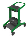 Mobilus valymo įrankių vežimėlis Vikan HyGo, žalias
