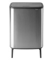 Šiukšlių dėžė Brabantia Bo Touch Bin Hi, matinio metalo, FPP, 2x30l