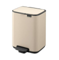 Šiukšlių dėžė atidaroma koja Brabantia Bo, smėlio spalvos, 4l