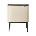 Šiukšlių dėžė Brabantia Bo Touch Bin, smėlio spalvos, 11+23l