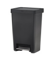 Šiukšlių dėžė su pedalu Rubbermaid Premier Series II, tamsiai pilka, 46l