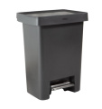 Šiukšlių dėžė su pedalu Rubbermaid Premier Series, tamsiai pilka, 71l