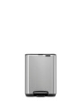Šiukšlių dėžė atidaroma koja Brabantia Bo, matinio metalo, FPP, 4l
