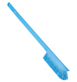 Plonas vidutinio kietumo šepetys Vikan, ilga rankena, mėlynas, 60cm