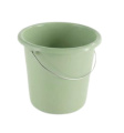 Plastikinis kibiras, šviesiai žalias, 10L