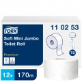 Tualetinis popierius rulonais Tork Premium Mini Jumbo Soft T2, 2sl.