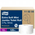 Tualetinis popierius rulonais Tork Premium Mini Jumbo Extra Soft T2, 3sl.