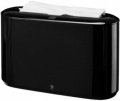Rankšluosčių servetėlėmis dozatorius Tork Elevation Interfold  H2, pastatomas, juodas