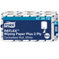 Popierius rulonais Tork Reflex Wiping Plus M4, 2 sl.