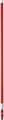 Teleskopinis aliuminis kotas Vikan, raudonas, skersmuo 34 mm, 167,5-278 cm