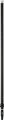Teleskopinis aliumininis kotas Vikan, juodas, skersmuo 34 mm, 167,5-278 cm