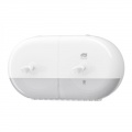 Tualetinio popieriaus rulonais dozatorius Tork SmartOne Twin Mini T9, baltas