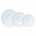 Lėkštė plačiu kraštu Porcelite, skersmuo 31cm, balta