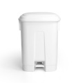 Šiukšlių dėžė atidaroma koja Derby, baltu dangčiu, 60l