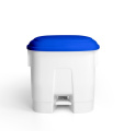 Šiukšlių dėžė atidaroma koja Derby, mėlynu dangčiu, 30l