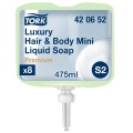 Dušo želė ir šampūnas Tork Premium Soap Mini Lux S2, 475ml