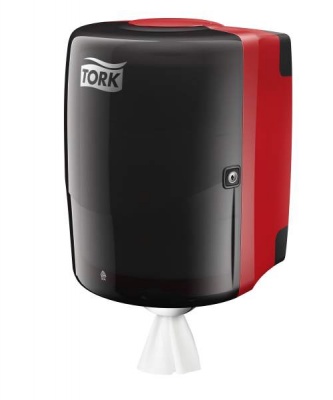 Popieriaus rulonais dozatorius Tork  Combi Roll W2, raudonas/juodas