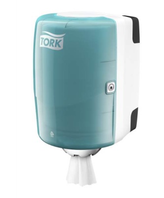 Popieriaus rulonais dozatorius Tork Performance Centerfeed M2, turkio/baltas