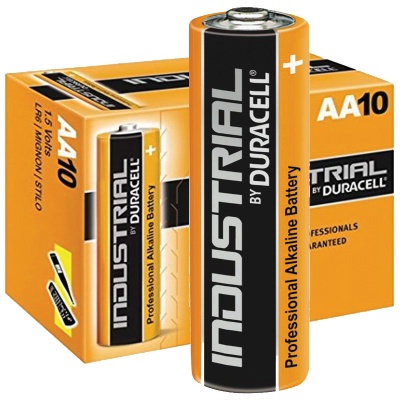 Elementai (baterijos) Duracell Industrial AA, 10vnt.