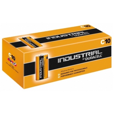 Elementai (baterijos) Duracell Industrial C, 10vnt.