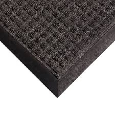 Įėjimo kilimas guminiu pagrindu, Superdry, juodas 1.2 x 1.8m (7mm)