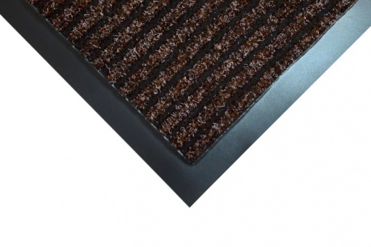 Įėjimo kilimas PVC pagrindu, Toughrib, rudas, 0.9m x 1.5m (6mm)