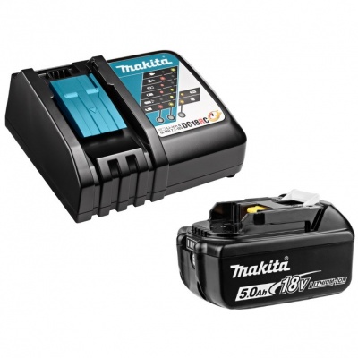 Makita akumuliatoriaus ir įkroviklio komplektas LXT, 18V 1XBL1850B DC18RC