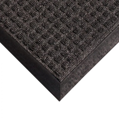 Įėjimo kilimas guminiu pagrindu, Superdry, juodas 0.6m x 0.9m (7mm)