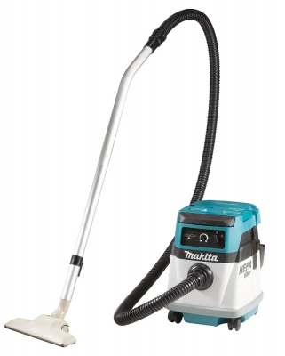 Laidinis ir akumuliatorinis Makita dulkių siurblys 2x18V Li-ion/ AC/DC (be akumuliatorių ir kroviklio)