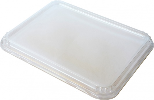 Duni Vienkartiniai dangteliai indeliams (Duni 22,7x17,8 cm), APET,skaidrūs, 23,2x18,3x1,6 cm, -40°C/+70°C(2h),+40°C(10d.), 372 vnt.
