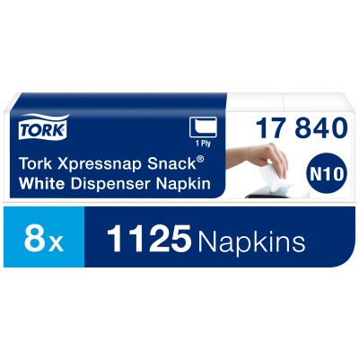 Stalo servetėlės dozatoriams Tork Xpressnap Snack N10, 1sl.